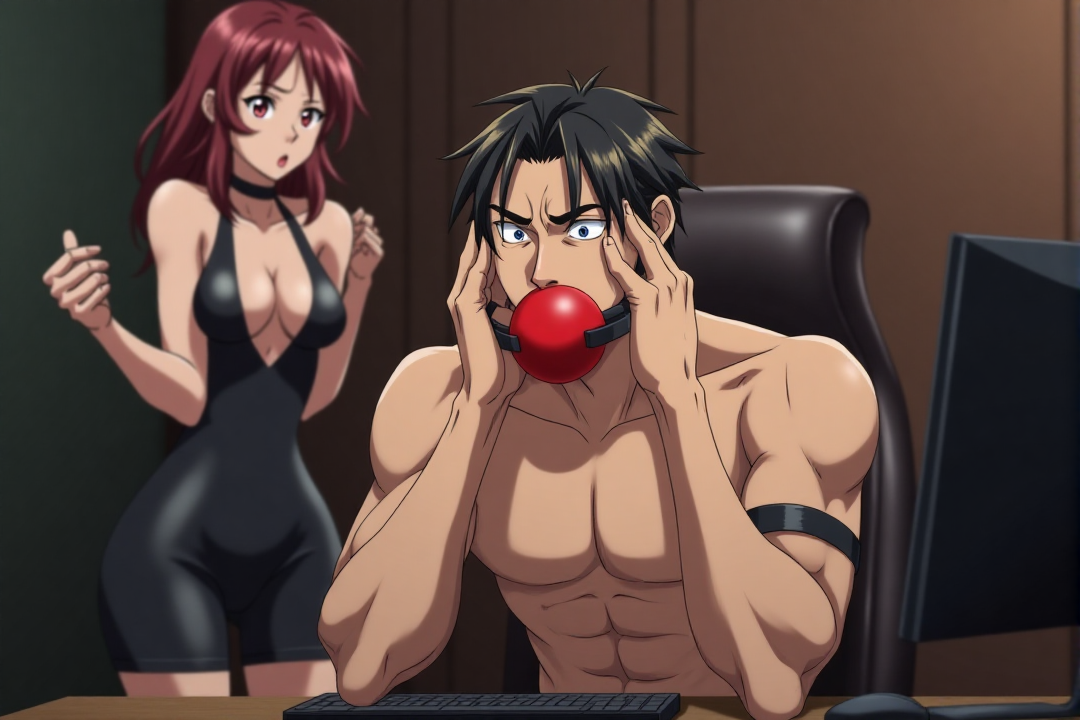 Caught femdom fapping to latex strapon dommes by your wife background